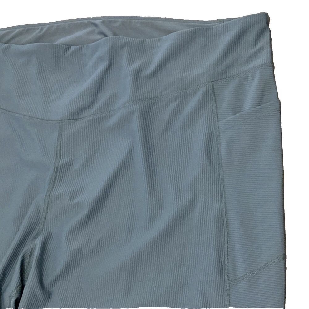 Old Navy Active Powersoft Leggings Womens 4X Green Dark Ivy Ribbed High Rise - Picture 3 of 7